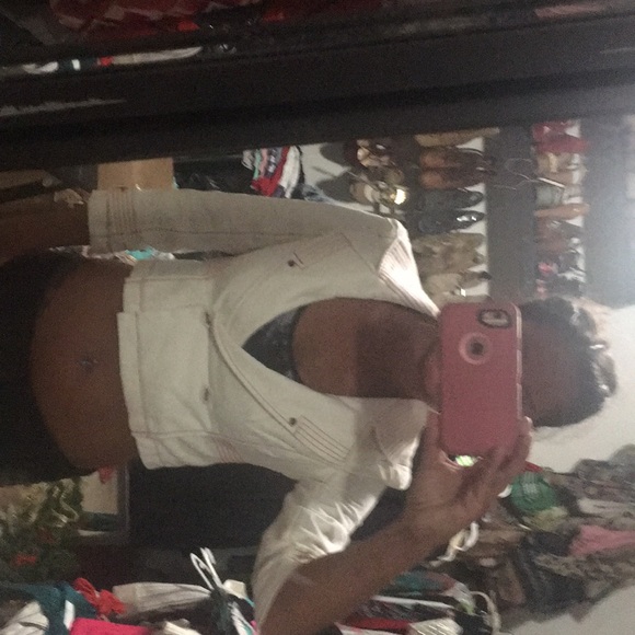 Guess brand cropped retro jacket - Picture 2 of 4